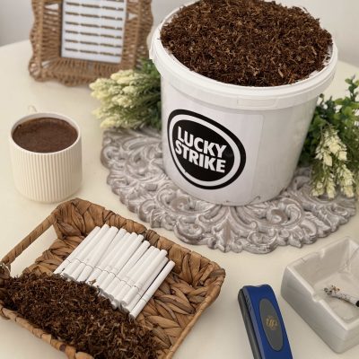 Tutun Firicel la Galeata LuckyStrike Negru